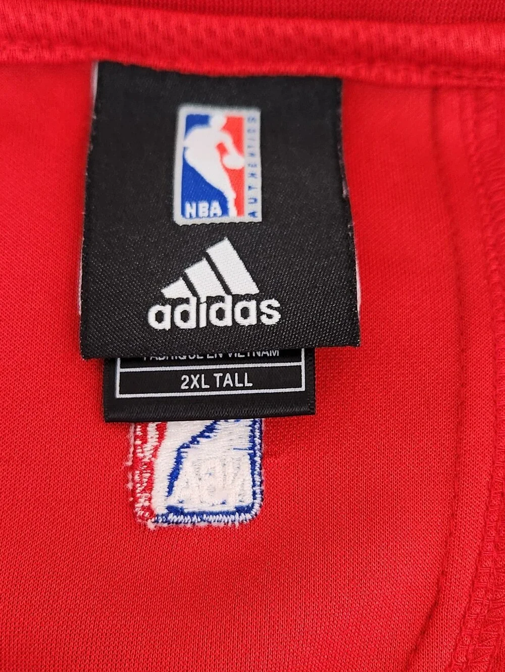 adidas × Los Angeles Clippers NBA Warm Up Long Sleeve Shirt. 2XL Tall